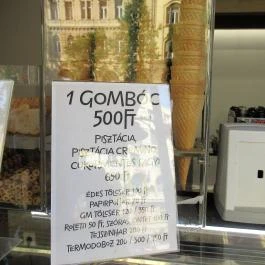 Mikrokosmos Fagyizó Budapest - Étlap/itallap