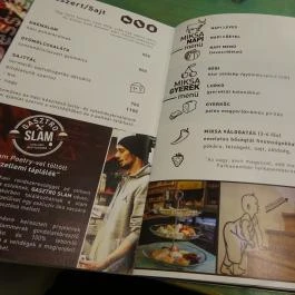 Miksa Cafe, Budapest - Étlap/itallap