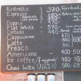 Milk Cafe Budapest - Étlap/itallap