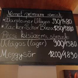 Mimó Étterem és Pizzéria, Pilisszentiván - Étlap/itallap