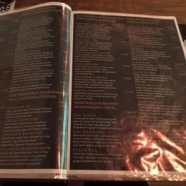 Mirch Masala Indian Restaurant & Bar Budapest - Étlap/itallap