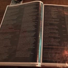 Mirch Masala Indian Restaurant & Bar Budapest - Étlap/itallap