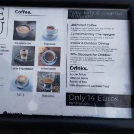 Mitico Budapest - Étlap/itallap