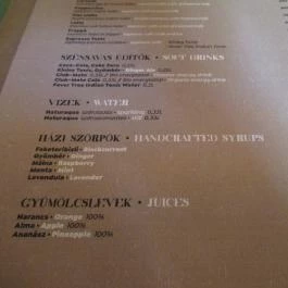 Mitzi. - Kortárs Kávéház & Bár Budapest - Étlap/itallap