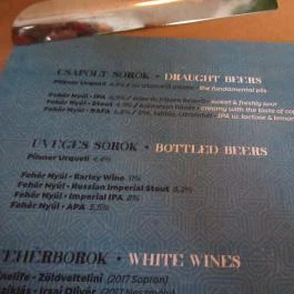 Mitzi. - Kortárs Kávéház & Bár Budapest - Étlap/itallap