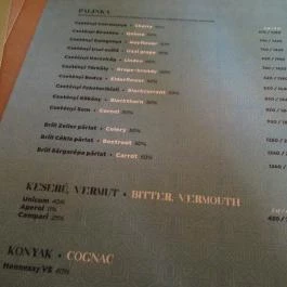 Mitzi. - Kortárs Kávéház & Bár Budapest - Étlap/itallap