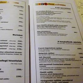 Mix-R Pizza - Zugló Budapest - Étlap/itallap