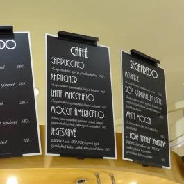 Mocca Negro - World Mall Budapest - Étlap/itallap
