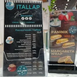 Mon Crémi - Lurdy Ház, Budapest - Étlap/itallap