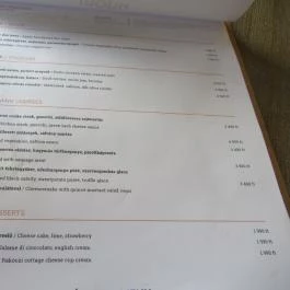 Mona Bar & Restaurant Budapest - Étlap/itallap