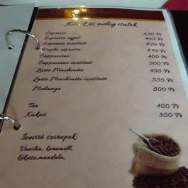 Habsburg Étterem Bikal - Étlap/itallap