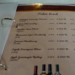 Habsburg Étterem Bikal - Étlap/itallap