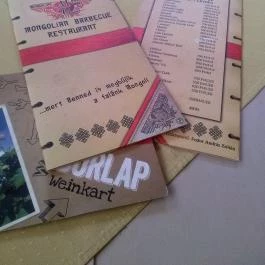 Mongolian Barbecue, Budapest - Étlap/itallap