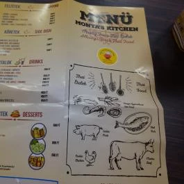 Monta’s Kitchen Budapest - Étlap/itallap