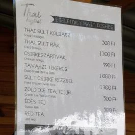 Monta’s Kitchen Budapest - Étlap/itallap