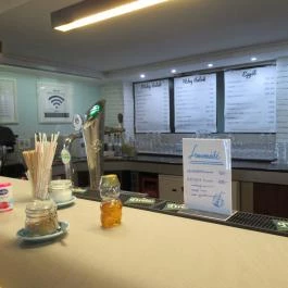 Montázs Art Café Budapest - Belső