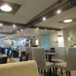 Montázs Art Café Budapest - Belső