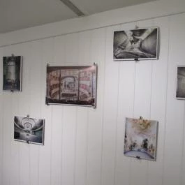 Montázs Art Café Budapest - Belső