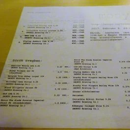 Monyó Café Budapest - Étlap/itallap