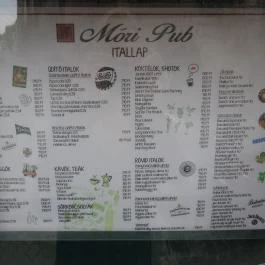Móri Pub, Budapest - Étlap/itallap