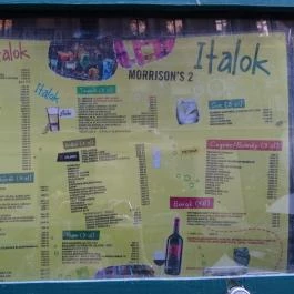 Morrison's 2, Budapest - Étlap/itallap