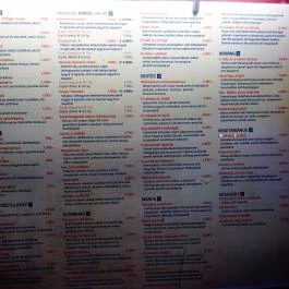 Mosselen Étterem Budapest - Étlap/itallap