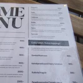 Moto Pizza - Bartók Béla út Budapest - Étlap/itallap