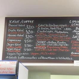 MrSale Café Budapest - Étlap/itallap