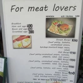 Múzeum Café & Bistro Budapest - Étlap/itallap