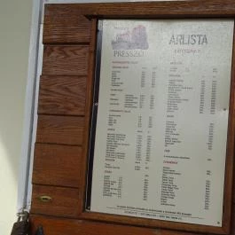 Múzeum Presszó Tata - Étlap/itallap