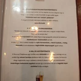 Na ez az! - Bavarian Beer Shop Molnár Budapest - Étlap/itallap