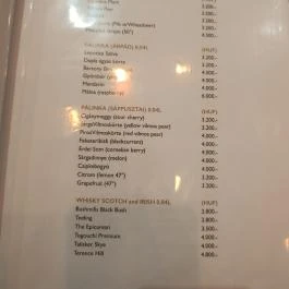 Na ez az! - Bavarian Beer Shop Molnár Budapest - Étlap/itallap