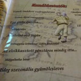 Nagy Levin Étterem Budapest - Étlap/itallap