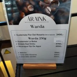 NANA Kávézó Budapest - Étlap/itallap