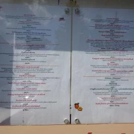 Náncsi Néni Vendéglője Budapest - Étlap/itallap