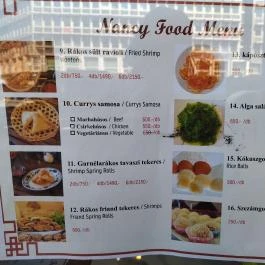 Nancy Food Budapest - Étlap/itallap
