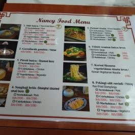 Nancy Food Budapest - Étlap/itallap