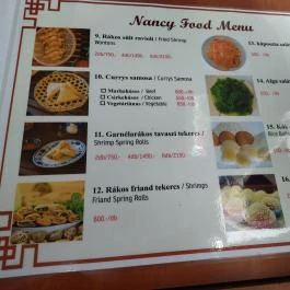 Nancy Food Budapest - Étlap/itallap