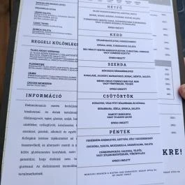 Nándori Brunch & Bistro Budapest - Étlap/itallap