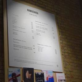 Nanushka Store & Café Budapest - Étlap/itallap