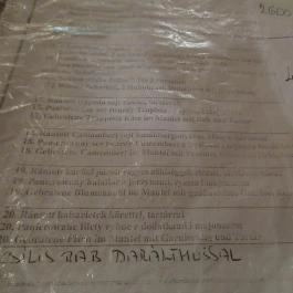 Napfény Kert Étterem, Miskolctapolca - Étlap/itallap