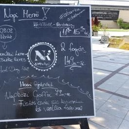 NapKözi - Millenáris Park Budapest - Étlap/itallap