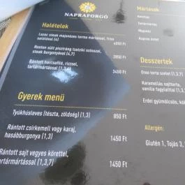 Napraforgó Vendégház étterme Demjén - Egyéb