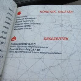 Nautilus Hajós Bár, Esztergom - Étlap/itallap