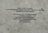 Návay Lajos szobra Makó