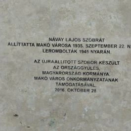 Návay Lajos szobra Makó - Egyéb