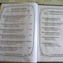 Négy Muskétás Étterem-Söröző Budapest - Étlap/itallap