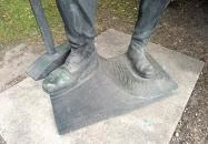 Névtelen munkás szobor Budapest