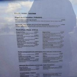 NG Café & Terasz Budapest - Étlap/itallap