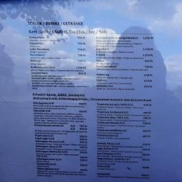 NG Café & Terasz Budapest - Étlap/itallap